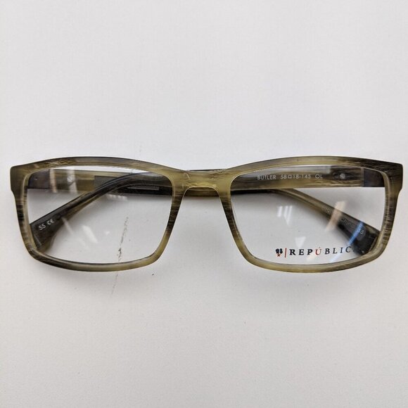 🕶️ Republica BUTLER Rectangular Eyeglasses 58/18-145 / JLE117 🕶️​ - Picture 1 of 10